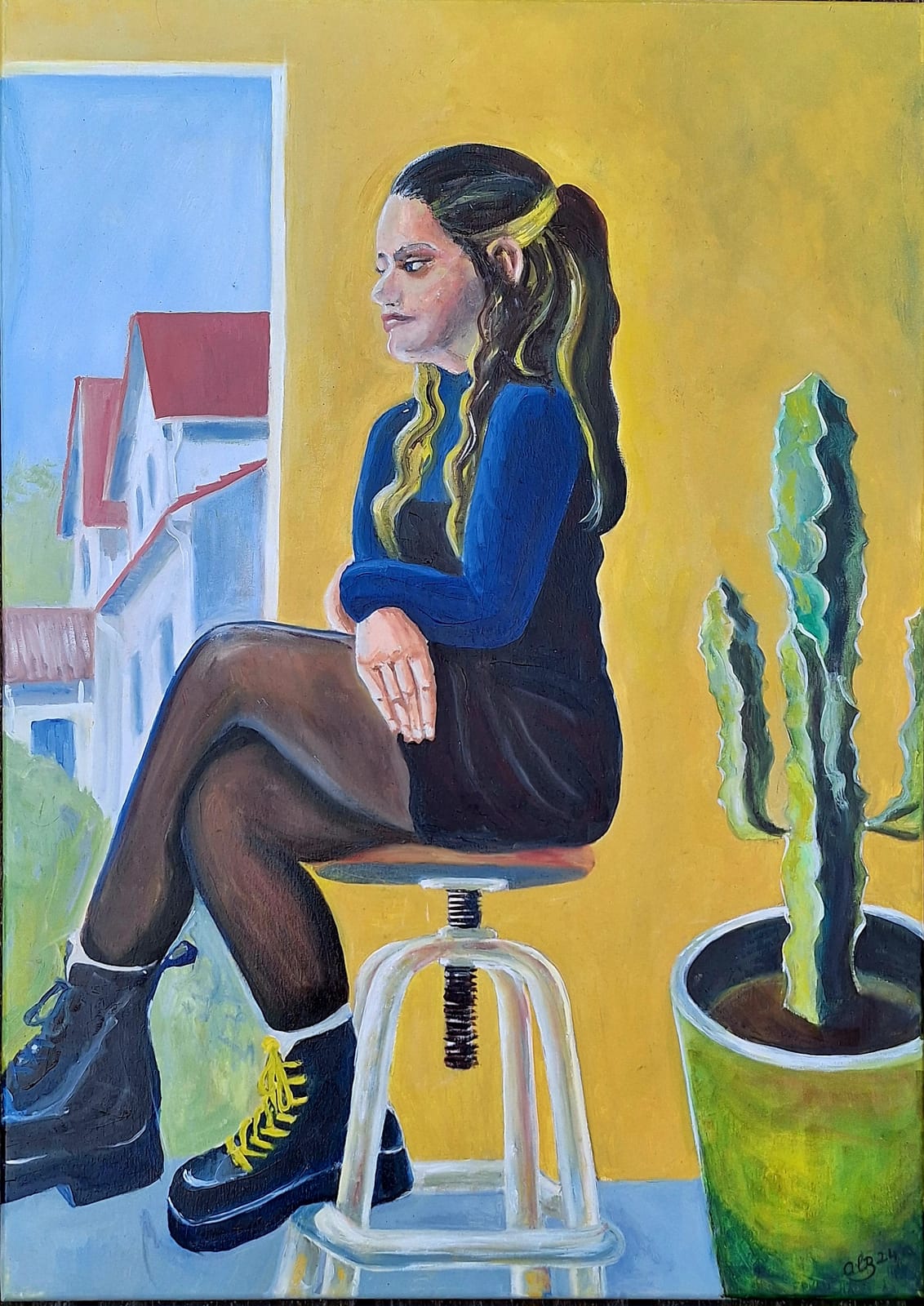 Linda 50 x 65 cm — Anne-Laure Bayart